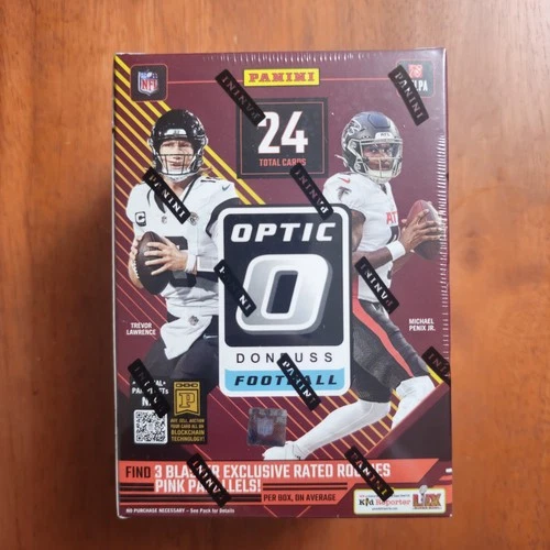 2024 Panini NFL Donruss Optic Football Blaster Box - Pink - READY TO SHIP