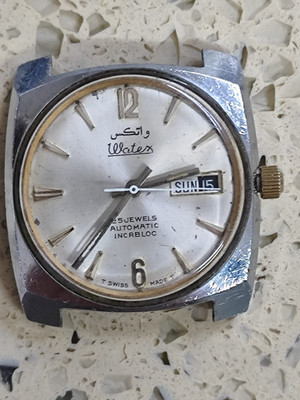 Vintage Watex Automatic Swiss cal eta 2630  Watch  Work & Stop   B