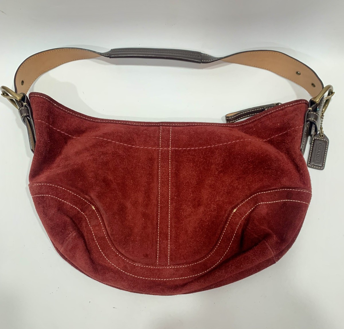 アクセサリー通販 Vintage Coach Suede Hobo Shoulder y2k☆ 【公式通販】
