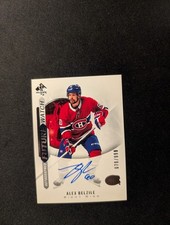 2020-21 SP Authentic Autographed Future Watch alex belzile Auto /999 Montreal