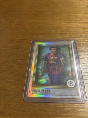 Xavi FC Barcelona Topps Stadium Chrome   Legends of Europe Barca No Panini Auto