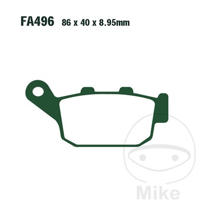 342-Pastiglie freno semisinterizzate V compatibile con SUZUKI SV 650 A