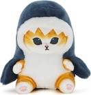 Shark Cat Plush Toy Soft Stuffed Animal Doll 20cm, Grey Fuzzy for Kids Adults