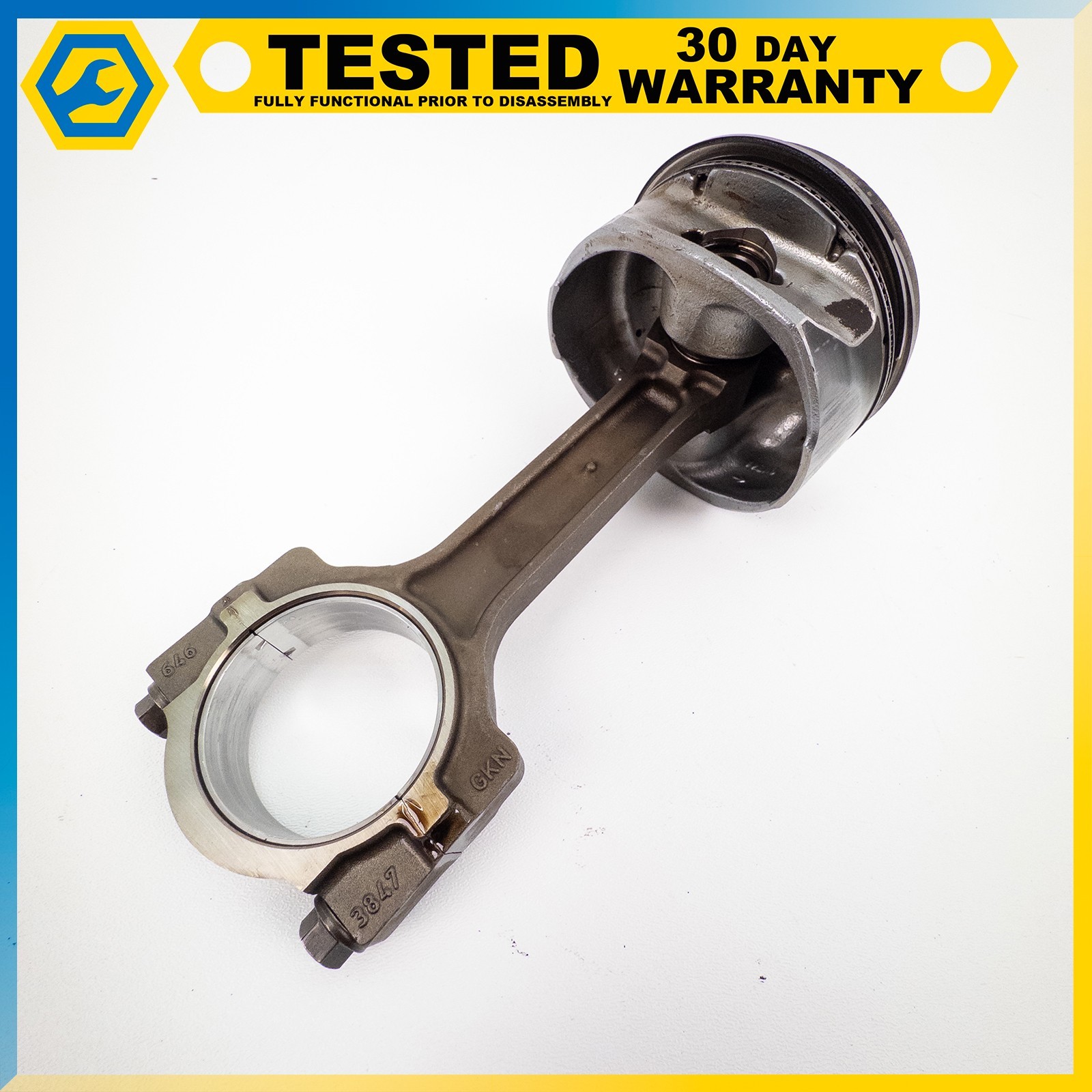 08-13 CHEVROLET CORVETTE C6 6.2L LS3 ENGINE MOTOR PISTON CONNECTING ROD OEM