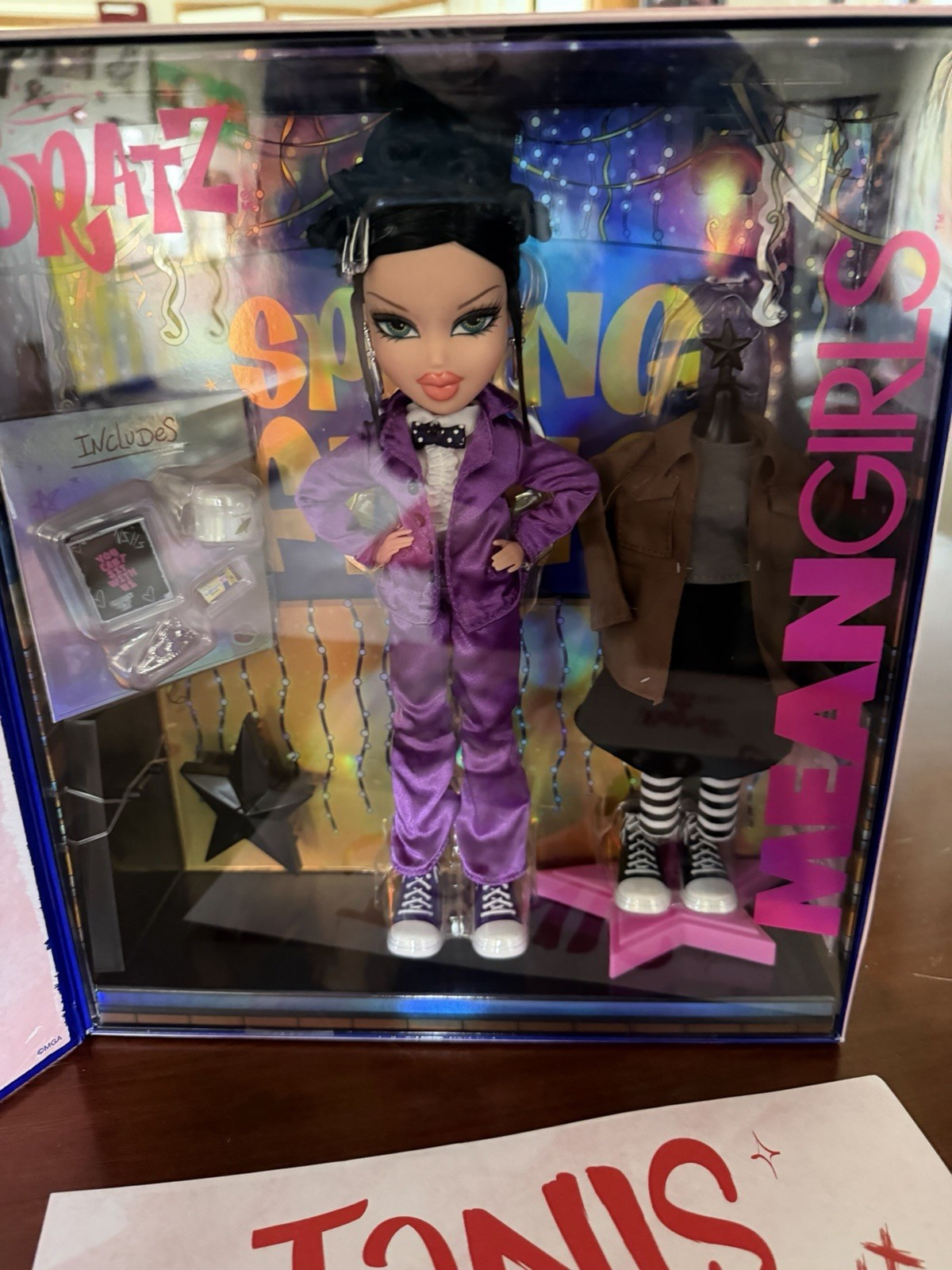 Bratz x Mean Girls Janis 10in Collector Fashion Doll Set w/ Outfit & Accessories