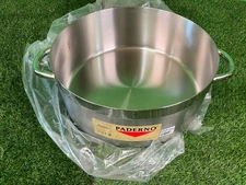 Paderno 1110940 Grand Gourmet 20 5/8 qt Stainless Steel Rondeau Pot  1233 1F