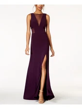 MORGAN & CO Womens Sleeveless V Neck Full-Length Formal Pencil Dress