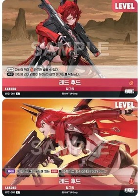 Level Arena Nikke Red Hood BT01-001 Leader L Korean NM
