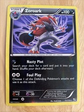 Zoroark Black & White 71/114 Holo Pokemon Trading Card HP/Damaged on eBay