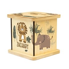 Personalized Wooden Piggy Bank for Kids and Adults, Gifts Handmade in USA by Blo