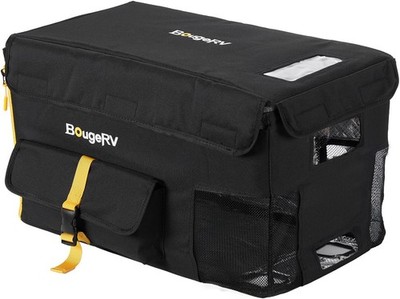 BougeRV 23 Quart Insulated Protective Cover, 12 Volt Car Freezer Cover for Bouge