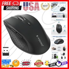 Wireless Mouse for Laptop, Portable Optical Computer Mouse, 6 Buttons, Cordle...