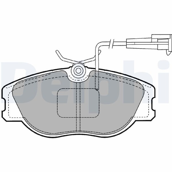 Bremsbelagsatz Vorne Lucas-System FüR Fiat Coupe 175 Croma 154 Alfa 155 88-98-image