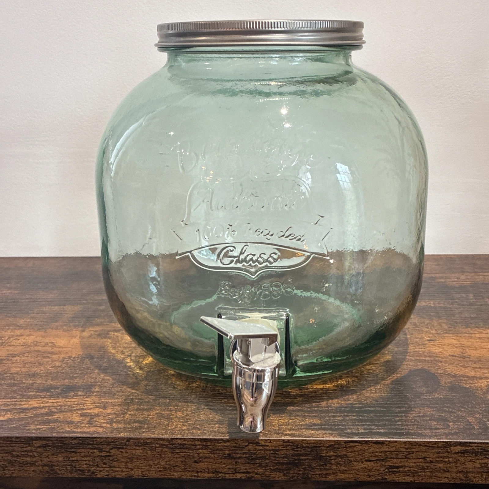 Couronne Company Authentic Large 6 Litre Glass Drinks Dispenser With Tap
