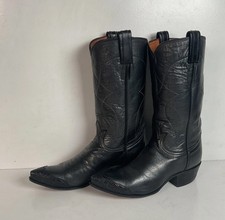 Vintage Tony Lama Cowboy Boots  Alligator  1960s  Men  s 6  Women  s 7