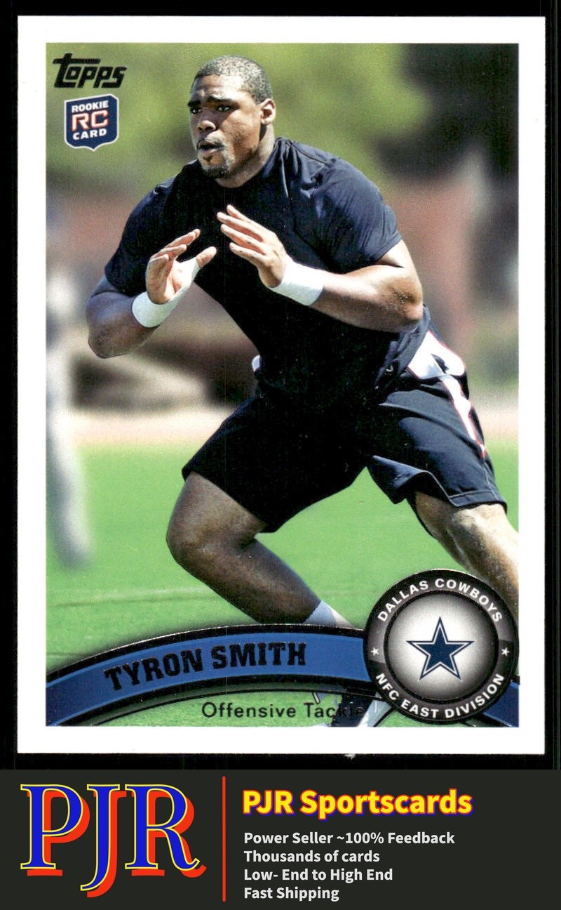 Tyron Smith 2011 Topps #69 Dallas Cowboys Rookie