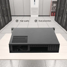 14” 2U Server Chassis Rackmount Case | 3 3.5" HDD Bays | Mini ITX Micro ATX