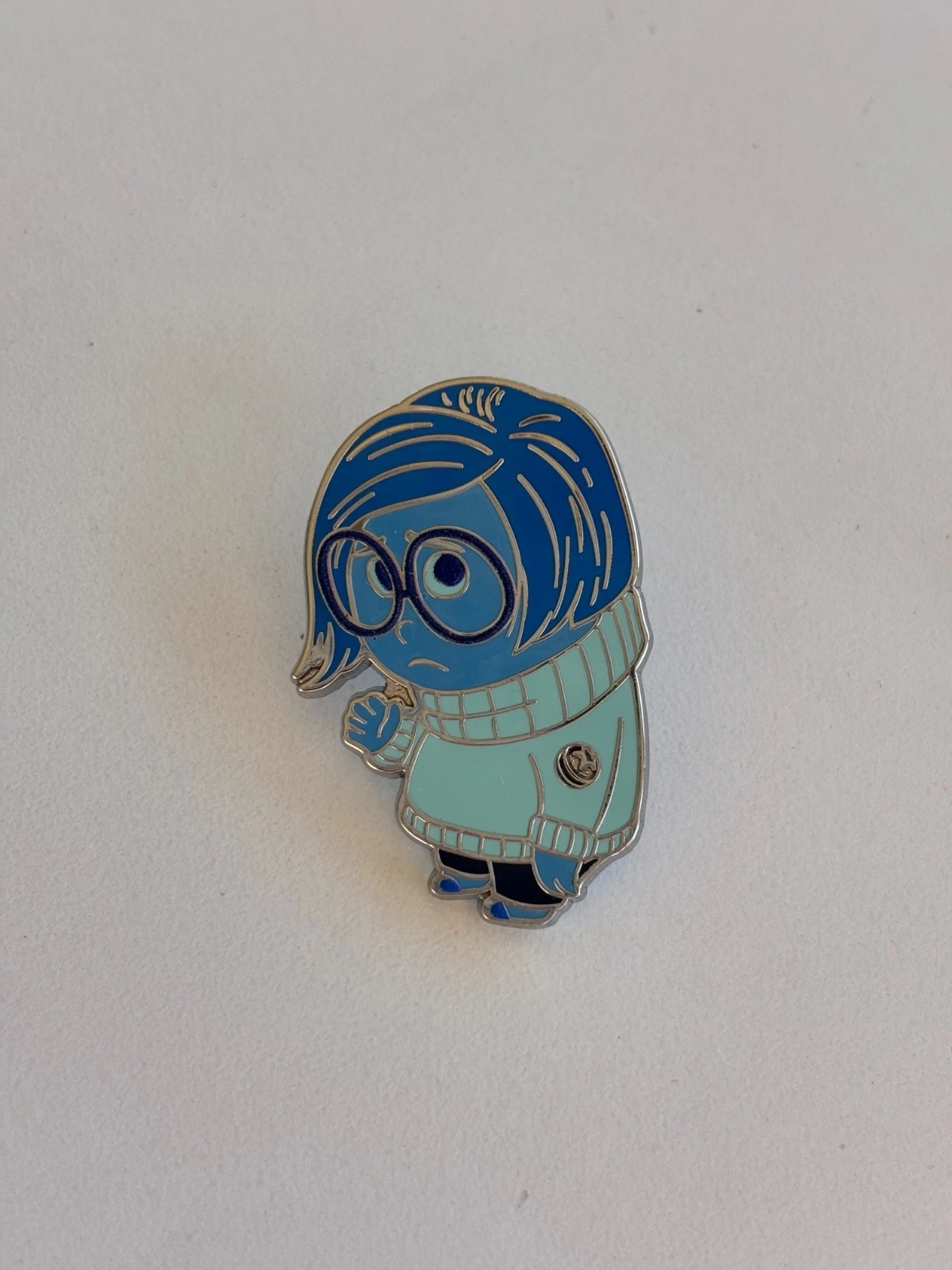 Disney Hidden Mickey Pin 2025 Blue Color Series Sadness from Inside Out Wave A