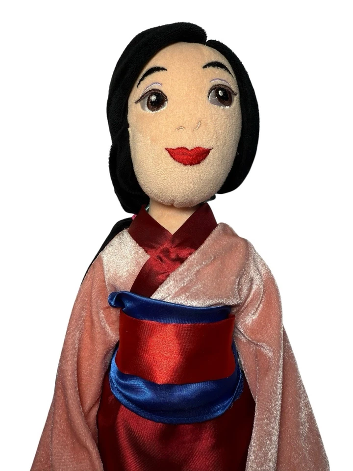 Disney Store Princesa Muñecas de Peluche Suave Mulan Cenicienta Lote Juguetes de Juego de Simulación Foto 2 de 4
