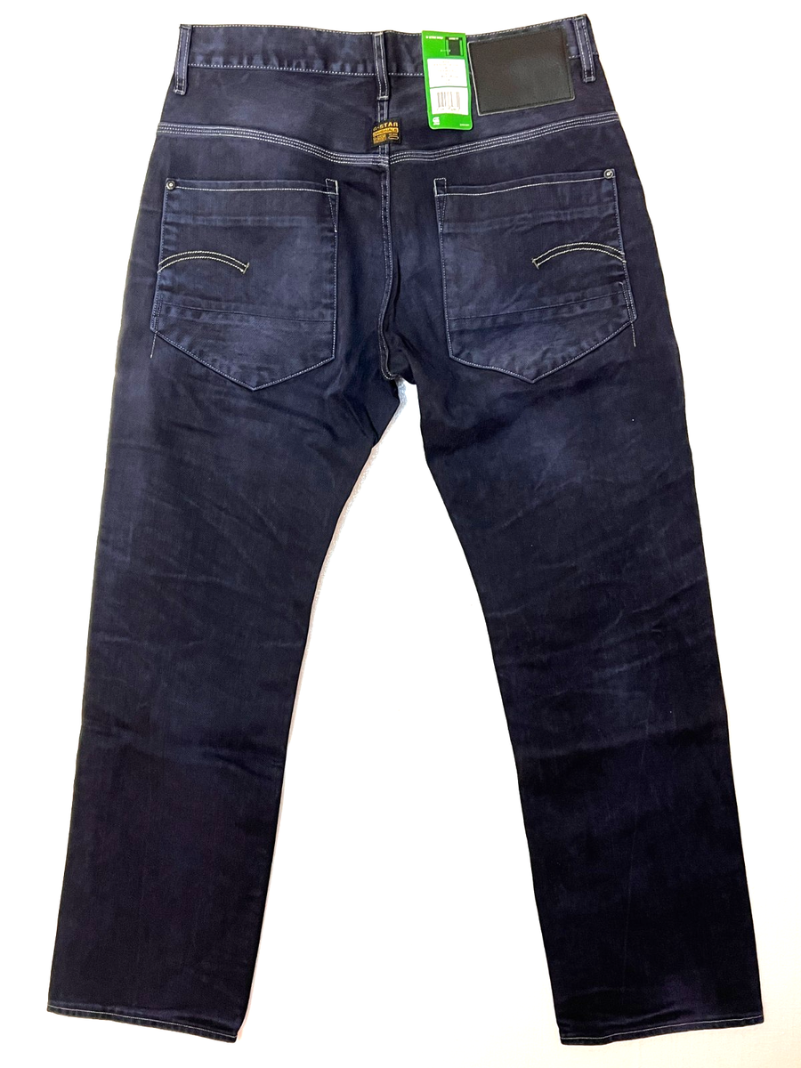 G Star RAW NEW RADAR Low Loose Jeans in Aged Force Blue Denim Size