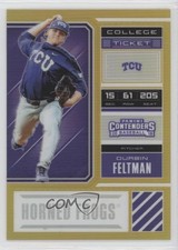 2018 Elite Extra Edition College Ticket Gold Prizm 7/10 Durbin Feltman #DF hg6