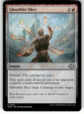 Ghostfire Slice #123 (NM) Modern Horizons 3 MH3 Magic MTG