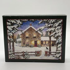 New 2013 Box of 18 Lang Companies Christmas Cards Artist Laura Berry (i4)