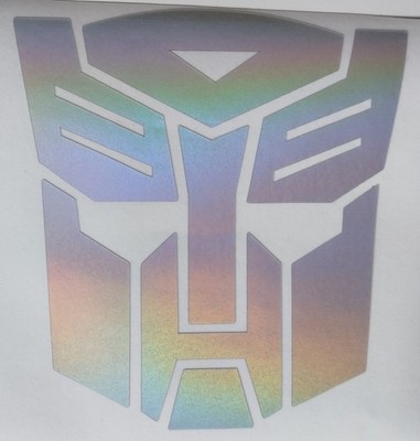 TRANSFORMERS Autobots Aufkleber/Sticker/Decal *NEU* Vinyl Holographic Matt 10x10