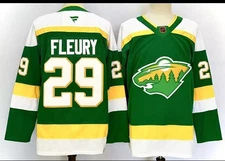 NWT Marc-Andre Fleury Minnesota Wild Fanatics Alternate Breakaway Stitched