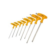 T-Griff Innensechskantschl&uuml;ssel Inbussschl&uuml;ssel Stecknuss Set 8tlg CrV 2-10mm