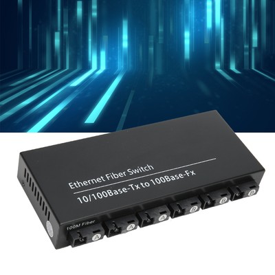 Tx1310nm RX1550nm Ethernet Fiber Switch 6 Optical Port 2 Electrical Port Up T CB