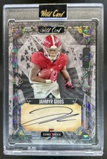 2023 Wild Card Draw Jahmyr Gibbs Crystal Foil Black Autograph Auto #1/1