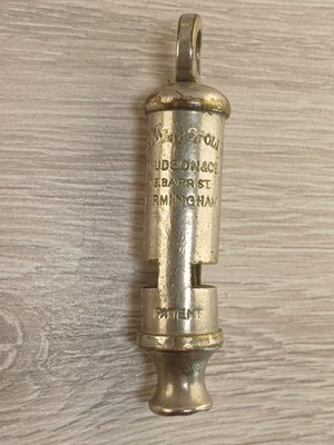 Antique Metropolitan Patent J.hudson Barr St Birmingham Whistle Peaky Blinders