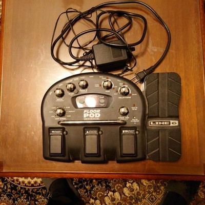 Line 6 FLOOR POD Guitar Multi Effects Processor Pedal Adapter Preowned Japan