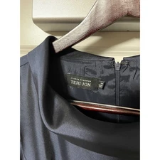 rickie freeman Teri Jon blue dress size 14