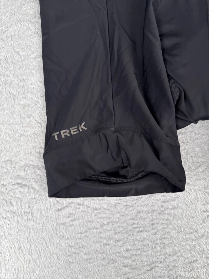 Pantalones Cortos de Ciclismo TREK Adultos Grandes Negros LINER Nylon Mezcla Spandex Acolchados Foto 3 de 4