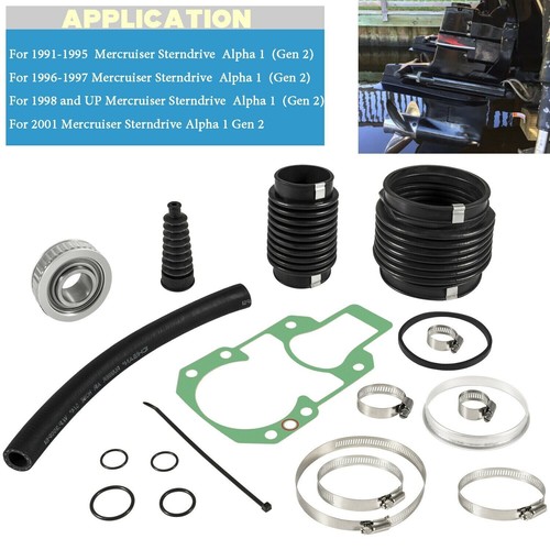 For MerCruiser Alpha 1 Gen 2 Bellows Transom Seal Repair Kit w/ Gimbal Bearing - Bild 3 von 11