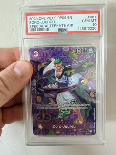 ONE PIECE Zoro Juurou SP OP05 067 Emperors in the New World Foil PSA 10 English