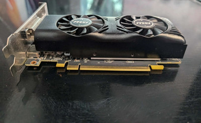MSI GeForce GTX 1050 Ti 4GB GDDR5 Grafikkarte HDMI DP DVI PCIe Gaming GPU