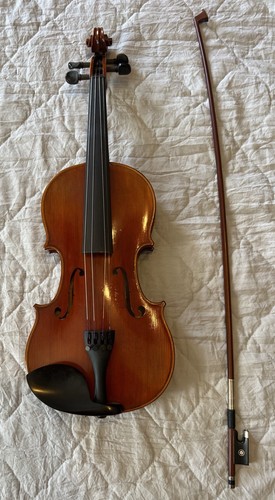 Bellafina Model 50 4/4 Violin Outfit w/ Bow & Case No Strings Model 9471