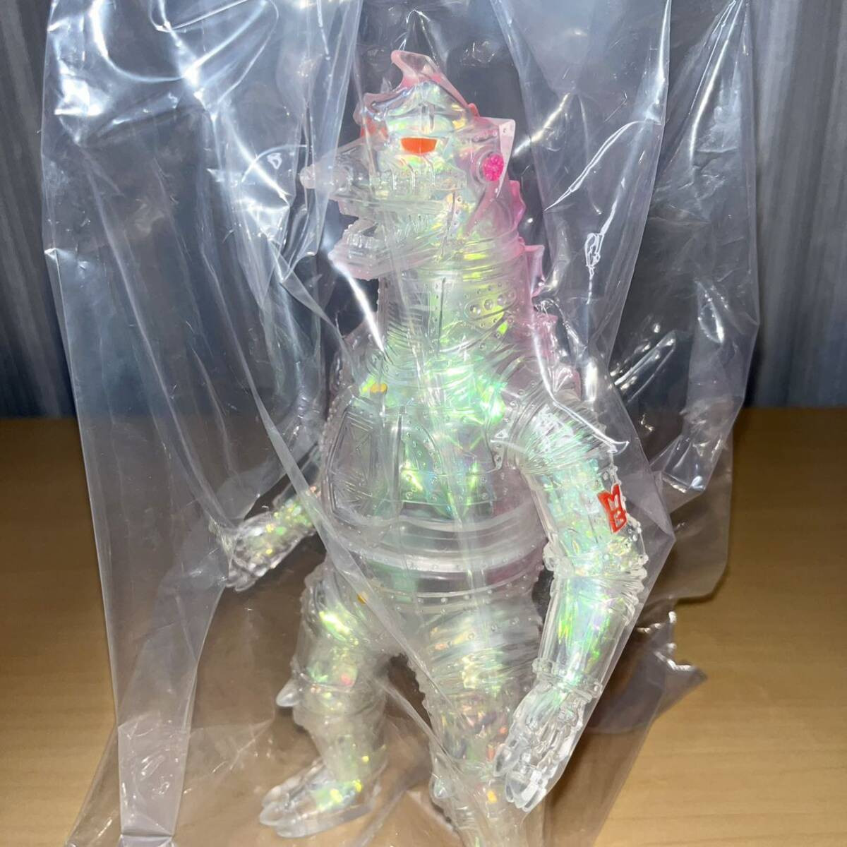 Mechagodzilla 350 Crystal Pink Painted Aurora Clear Marusan Godzilla  Soft Vinyl