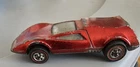 1969 Hot Wheels Redline Tri-Baby US Red Original Casting White Int. Redlines