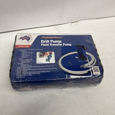 PBT Quick Flow Fluid Transfer Drill Pump Kit w/ Quick Change Hoses & Case #71196