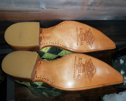 El General Cowboy Boots Genuine Gator Skin Leather Women’s Sz 8 BRAND NEW - Picture 6 of 10