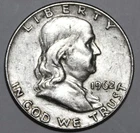 1962-D Franklin Half Dollar - Extra Fine - #2136EB