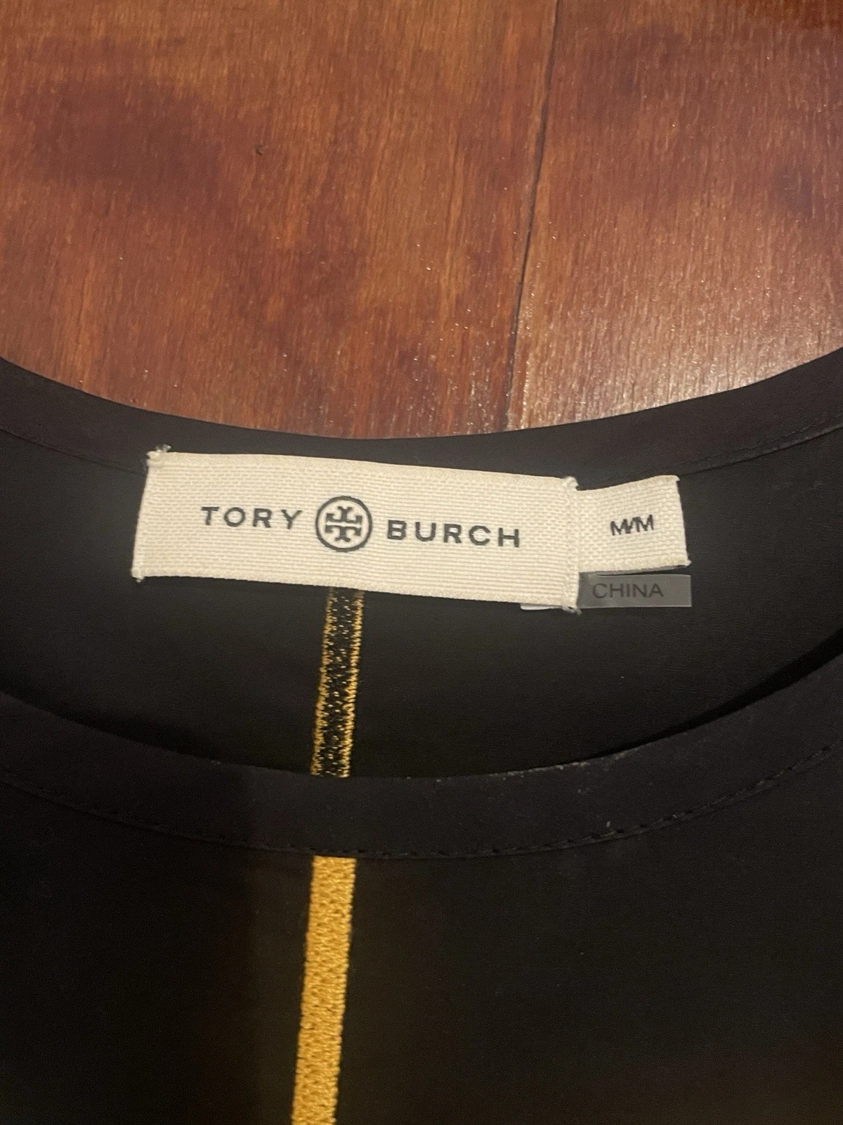 Tory Burch Abito Caftano In Cotone Black Cotton Long Dress Tory Burch