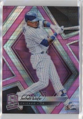 2019 Panini Chronicles Spectra Neon Pink Prizm 41/75 Javier Baez #36 0i2a
