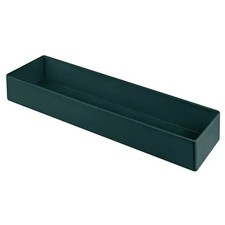 TableCraft Cold Holding 3.25 qt. Hunter Green Aluminum Rectangular Bowl