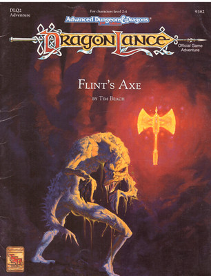 Dragonlance: DLQ2 - Flint s Axe (TSR 9382, 1985)   AD&D 2nd Ed.