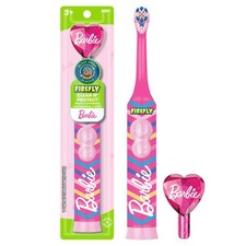 Clean N' Protect Barbie Toothbrush with Antibacterial Cover, Soft Bristles, B...